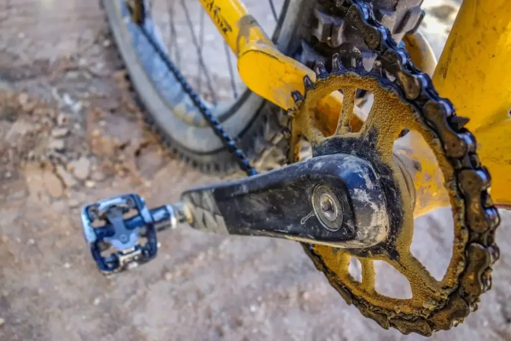 Dirt and Grit in the Pedal Bearing