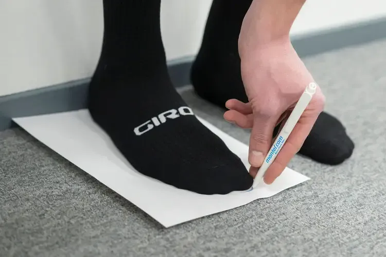 Determine your foot's length