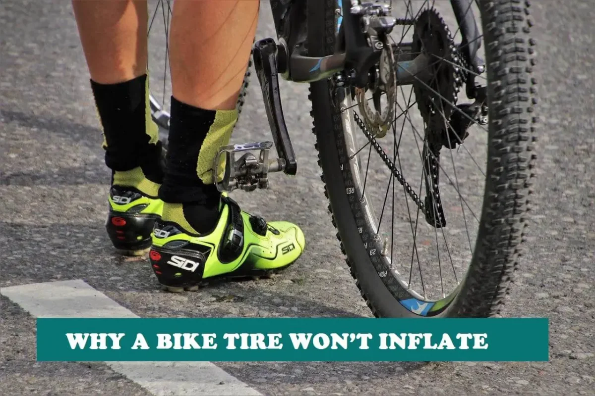 bike tire won't inflate