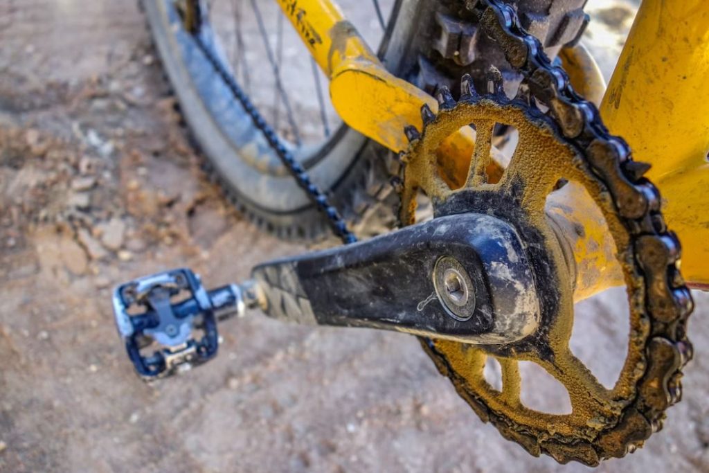 Dirt and Grit in the Pedal Bearing