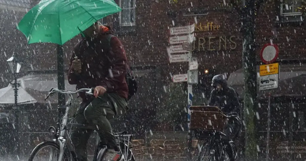 How To Ride A Bike With An Umbrella
